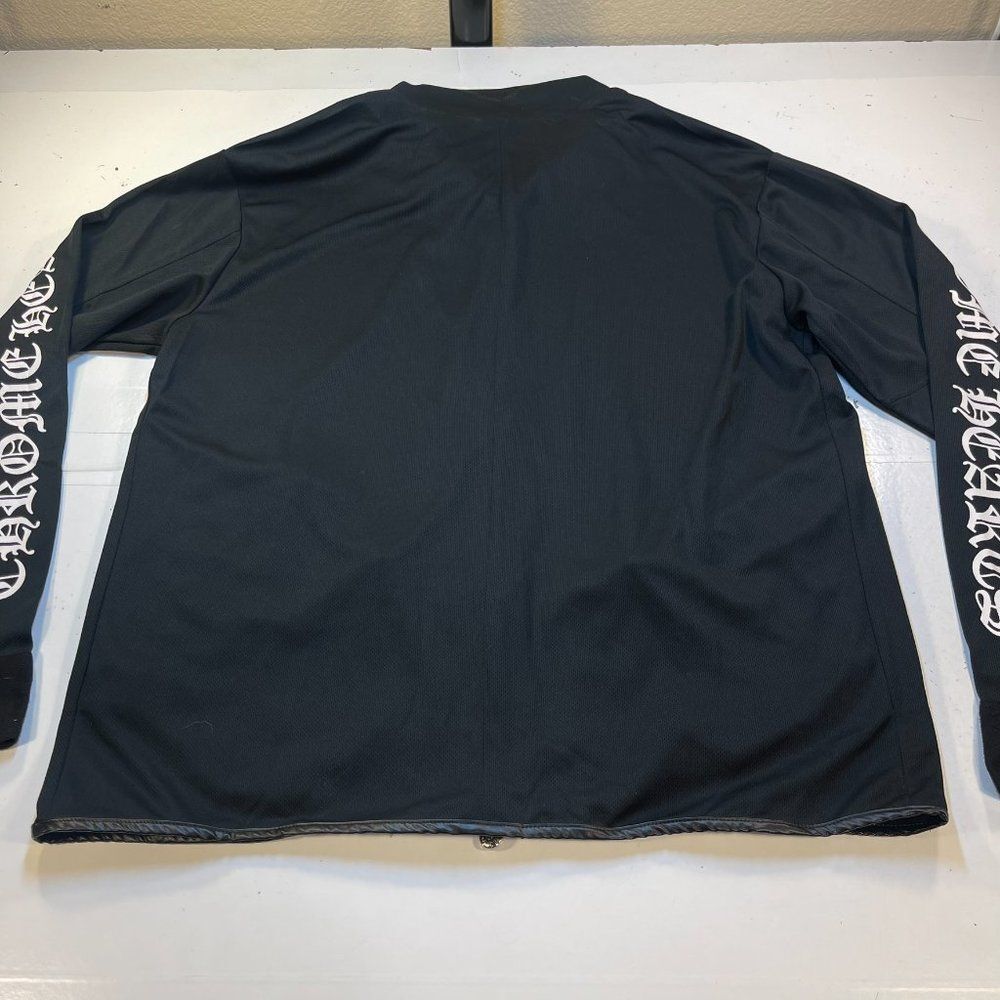 Unbranded BLACK HORSESHOE LOGO ZIP UP TRACK JACKET Sz Mens XL - Picture 8 of 16